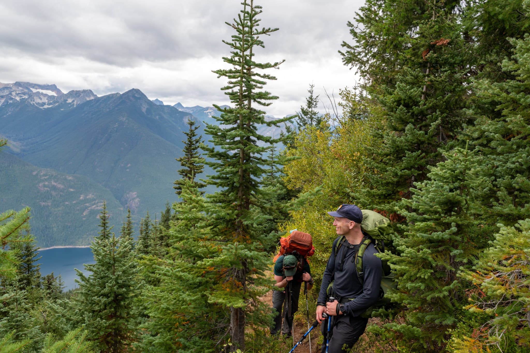 Team member enjoying nature