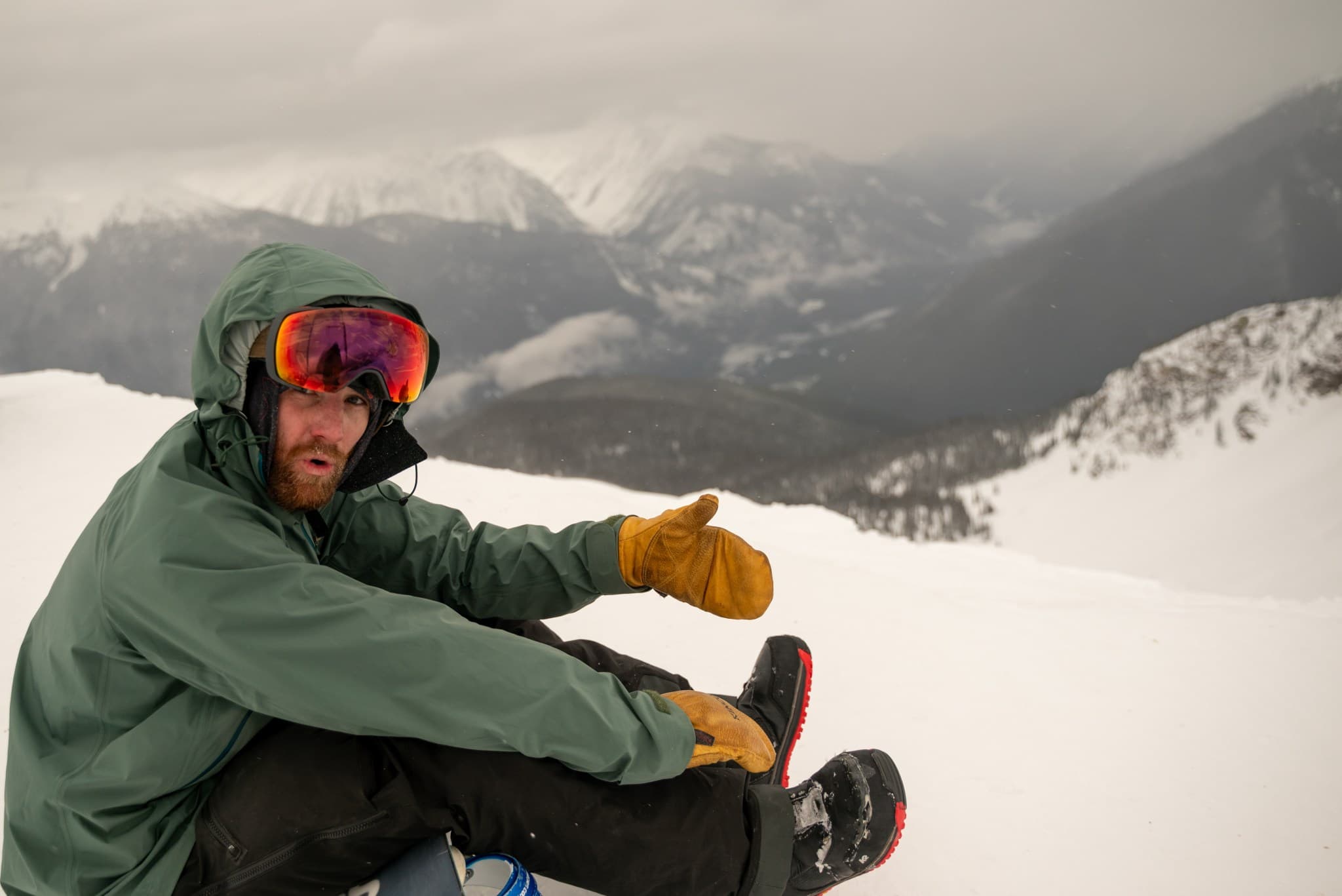Team member exploring outdoors