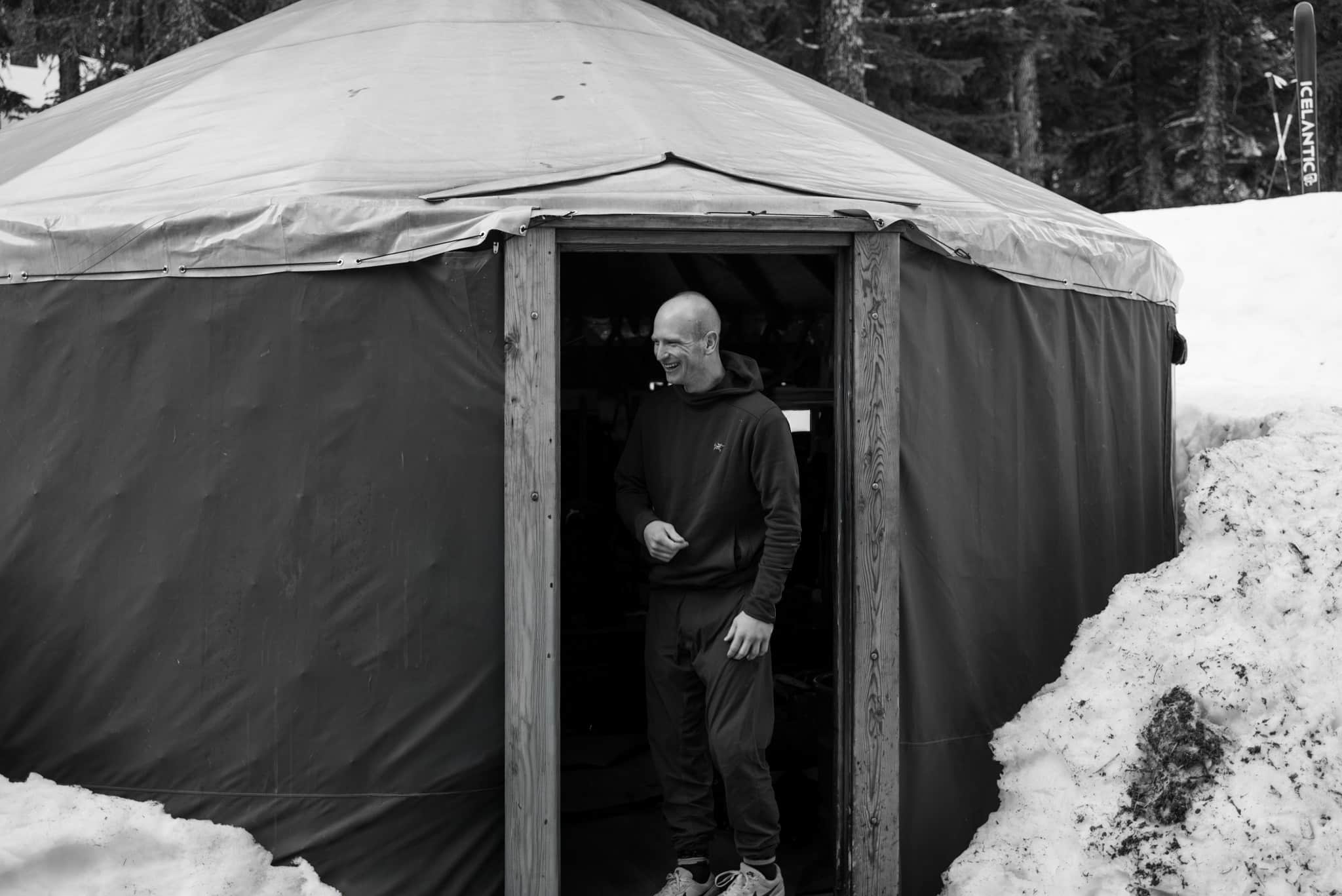 Team member in the outdoors